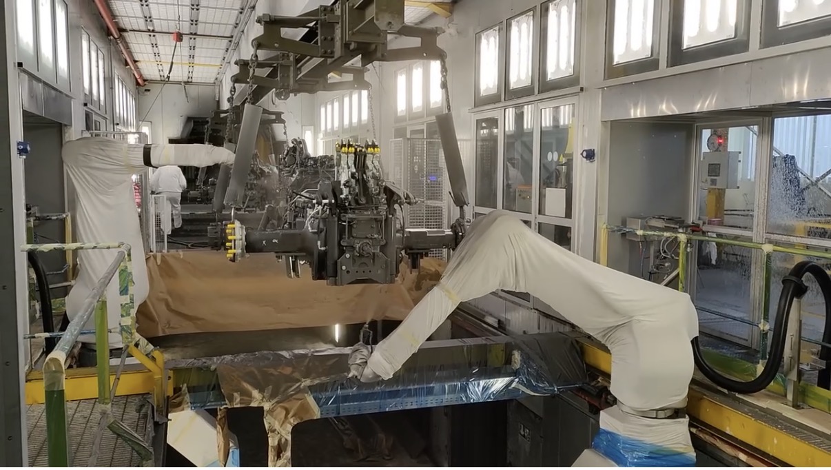 Rétrofit et robotisation d'une cellule de peinture